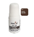 Oil-gel 21 горький шоколад,колорант жирораств.для окраш. (10мл) KREDA Bio,компл. пищ.добавка от прямого поставщика Фабрики сладкого декора tdfsd.ru
