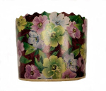 G9F13093RU  Форма бум. одн.для выпечки и упаковки, Кулич Р 7060 , Цветы  (2000шт)(в тубе 125шт) от прямого поставщика Фабрики сладкого декора tdfsd.ru
