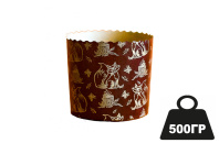 PA13495FOX/2 Форма для куличей panettone 134*95h fox (1500шт) 167шт/туб от прямого поставщика Фабрики сладкого декора tdfsd.ru
