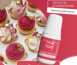 Prime-gel 74 красный насыщ, колор. водораств. для окраш.(10мл) KREDA,компл. пищ. доб(S-gel 12 красн) от прямого поставщика Фабрики сладкого декора tdfsd.ru

