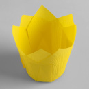 716050PG_R Форма для выпечки Тюльпан TULIP 160*50 Yellow (Желтый) 50gr (2400шт) 200шт/туб от прямого поставщика Фабрики сладкого декора tdfsd.ru
