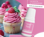Prime-gel 73 розовый электро,колорант водораств. для окраш.(10мл) KREDA,комп. пищ. доб(S-gel 19 роз) от прямого поставщика Фабрики сладкого декора tdfsd.ru
