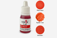 S-gel 08 персик, концентрат универс. для окраш. (10мл) KREDA Bio, компл. пищ. добавка от прямого поставщика Фабрики сладкого декора tdfsd.ru
