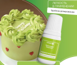 Prime-gel 83 зеленый электро, колор. водор. для окраш.(10мл) KREDA,компл. пищ. доб(S-gel 42 зел эл) от прямого поставщика Фабрики сладкого декора tdfsd.ru
