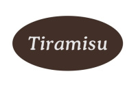 64561*R Украш. фиг.на осн.темн.конд. массы "Шоко" 34*17мм "Tiramisu" (900шт) С белой надписью  от производителя Фабрики сладкого декора tdfsd.ru
