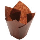 716050DВT_R Форма д/выпечки Тюльпан (DB_R) TULIP160*50 DarkВrown (Коричнев.) 50gr (2400шт) 200шт/туб от прямого поставщика Фабрики сладкого декора tdfsd.ru
