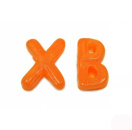 Мармелад фигурный "Мармелатье" *ХВ оранжевые* раздельные 10,5г -пара, уп.28пар от производителя Фабрики сладкого декора tdfsd.ru
