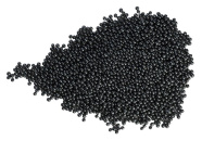 153 Драже зерн. взор.зерна риса в цв. конд. глазури Жемчуг (Черный 2-5мм) 1.5кг от производителя Фабрики сладкого декора tdfsd.ru
